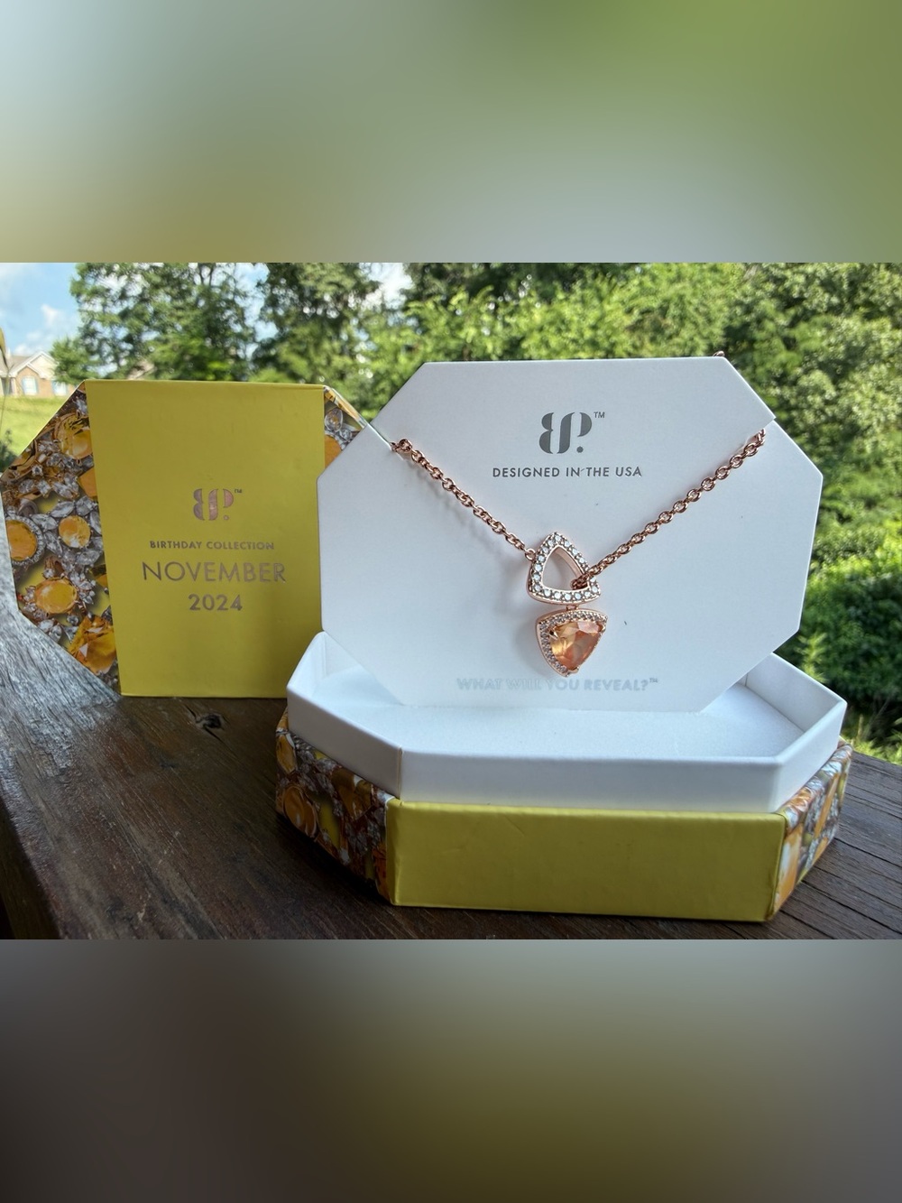 BP Bomb Party Necklace An Absolute Treasure New November Birthday